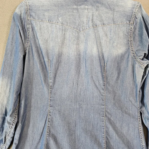 Lucky Brand Blue Denim Mini Dress - Picture 11 of 11